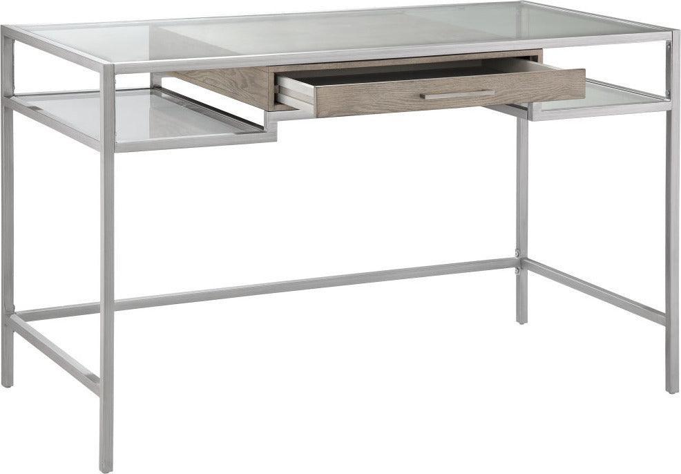 Olliix.com Desks - Adela Writing Desk Antique Silver