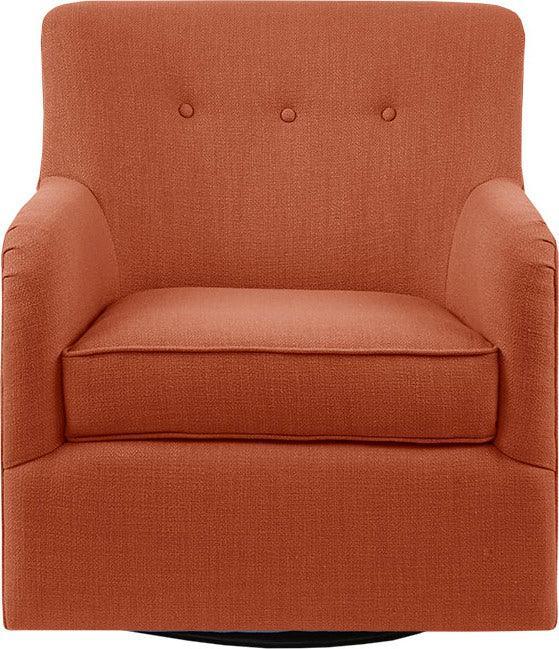 Olliix.com Accent Chairs - Adele Swivel Chair Spice