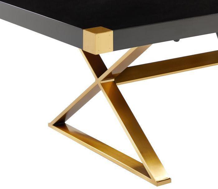 Tov Furniture Dining Tables - Adeline Black Lacquer Dining Table