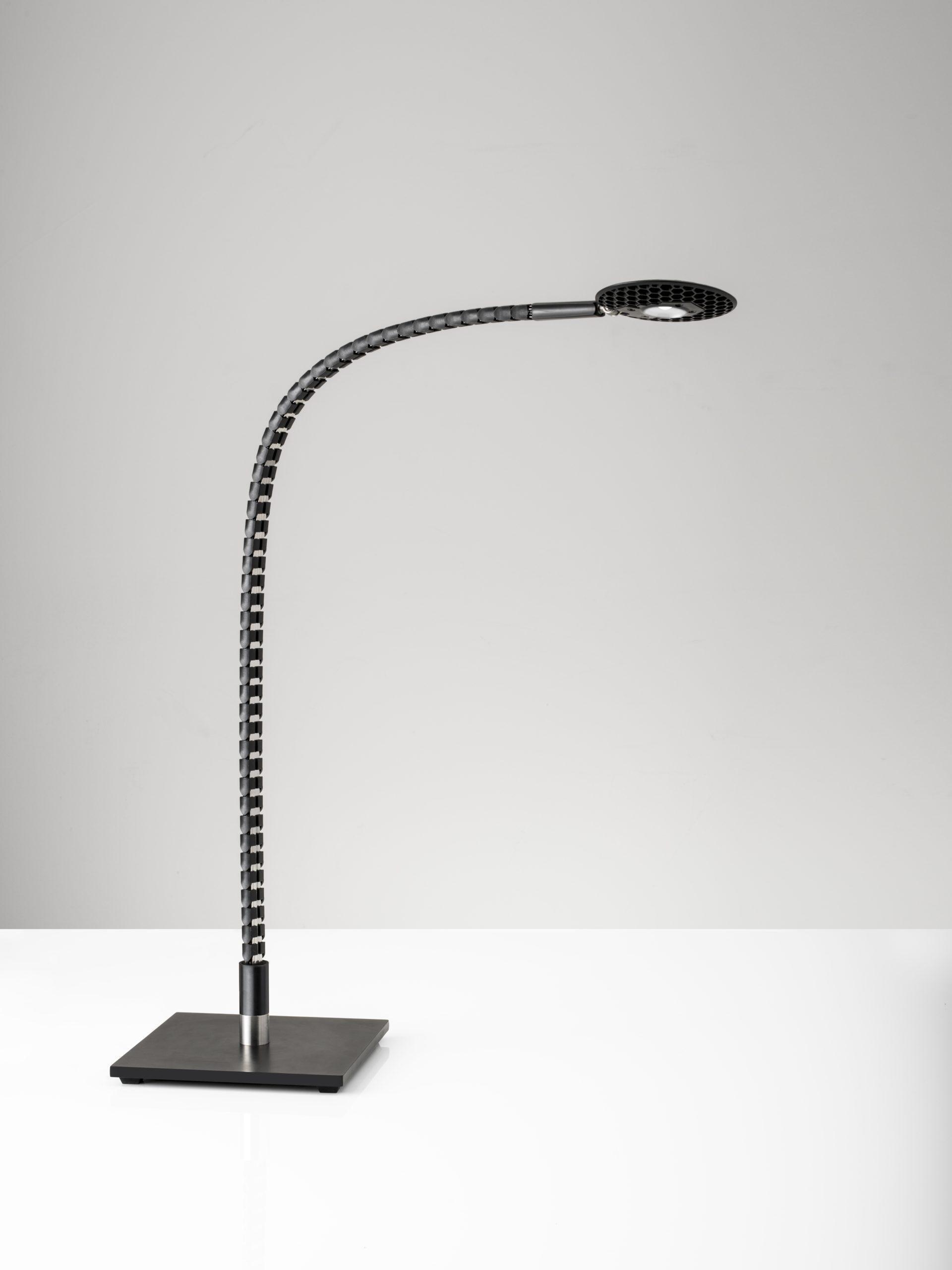 Adesso Desk Lamps - ADS360 Natrix LED Desk Lamp Black & Brushed Steel