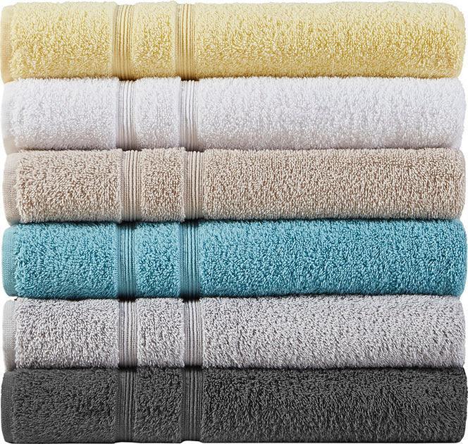 Devon 6 Piece Turkish Cotton Towel Set AllModern Color: Latte