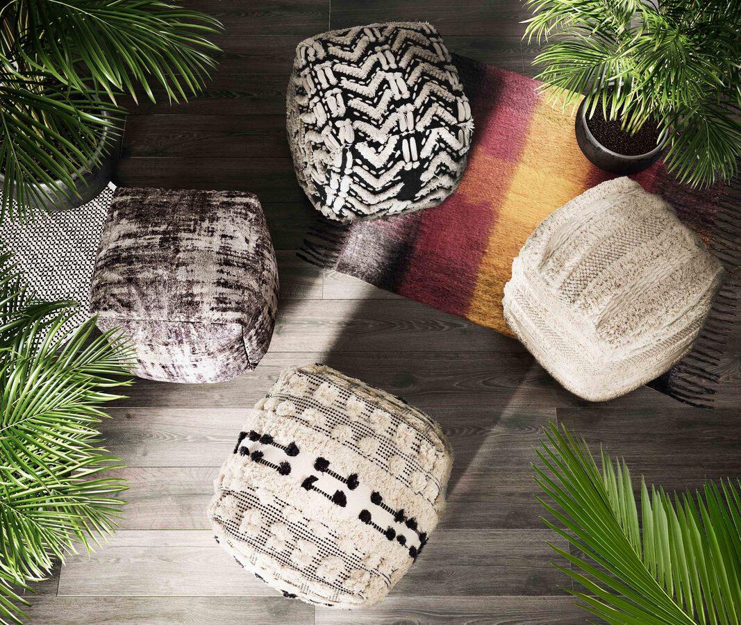 Tov Furniture Pillows & Throws - Afrino Wool Colored Throw Multicolor