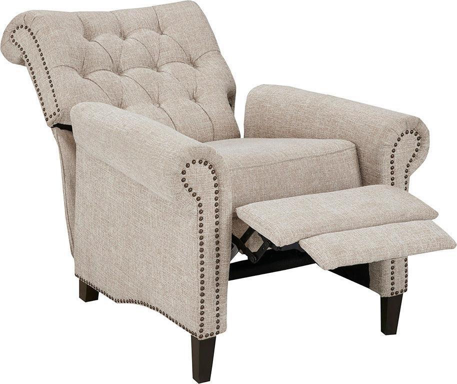 Olliix.com Recliners - Aidan Push Back Recliner Cream