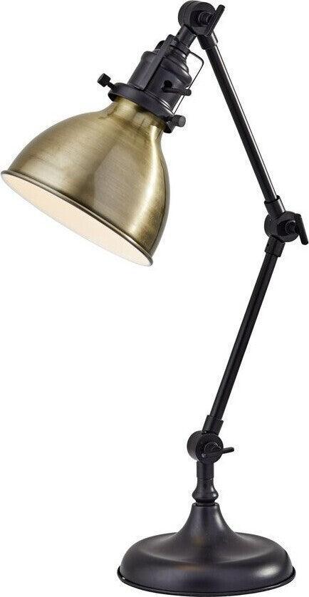Adesso Desk Lamps - Alden Desk Lamp Antique Bronze & Brass