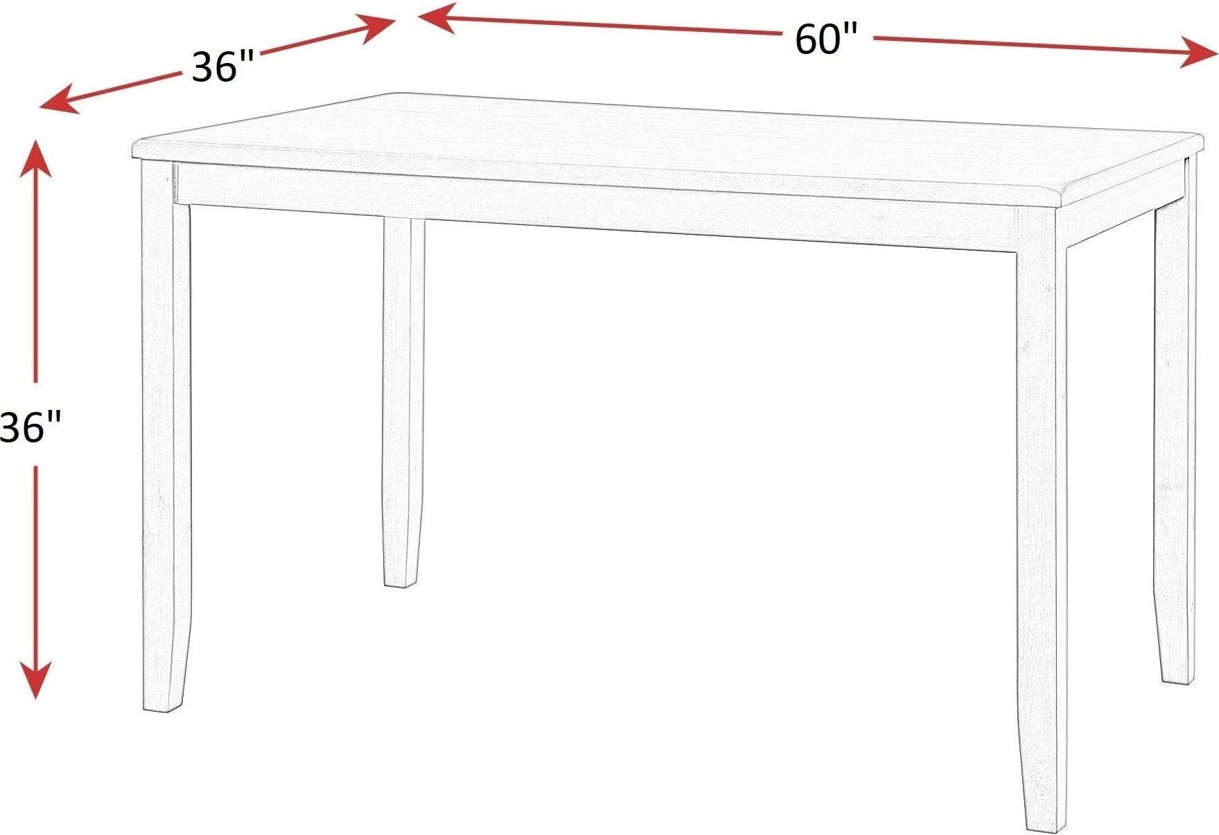 Elements Dining Sets - Alexa Counter Height Dining Set For 6 Gray