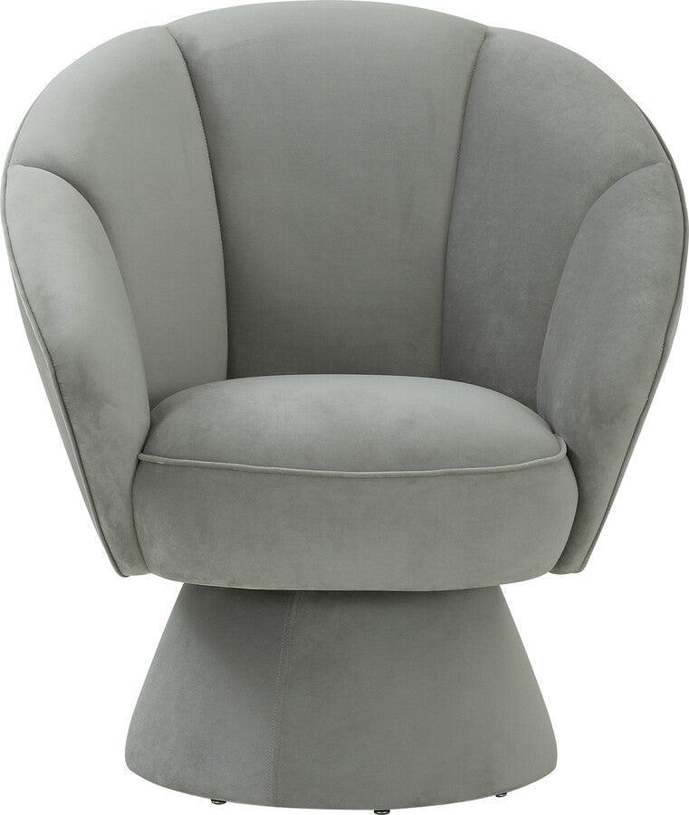 Tov Furniture Accent Chairs - Allora Grey Accent Chair Gray