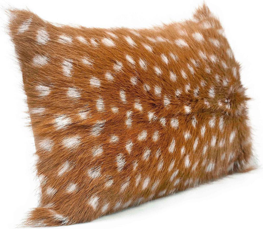 Tov Furniture Pillows & Throws - Amber 20" Genuine Goatskin Lumbar Pillow