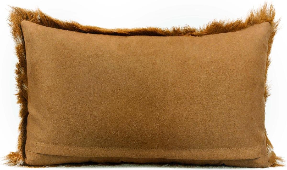 Tov Furniture Pillows & Throws - Amber 20" Genuine Goatskin Lumbar Pillow