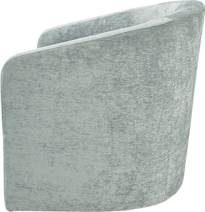 Olliix.com Accent Chairs - Amber Swivel Chair Light Blue