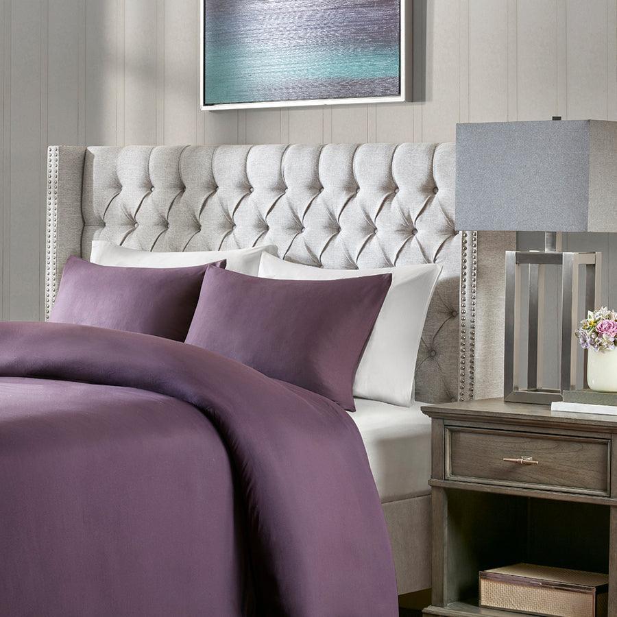 Olliix.com Headboards - Amelia Transitional Upholstery Headboard 68.5"Wx8.5"Dx(54.25~60.75") H Gray