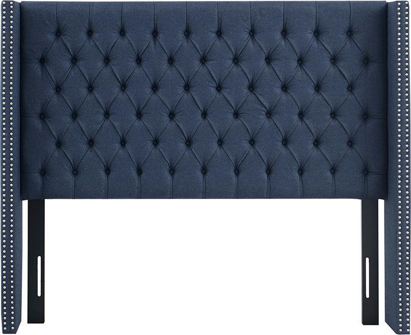 Olliix.com Headboards - Amelia Upholstery 68.5 W Headboard Navy