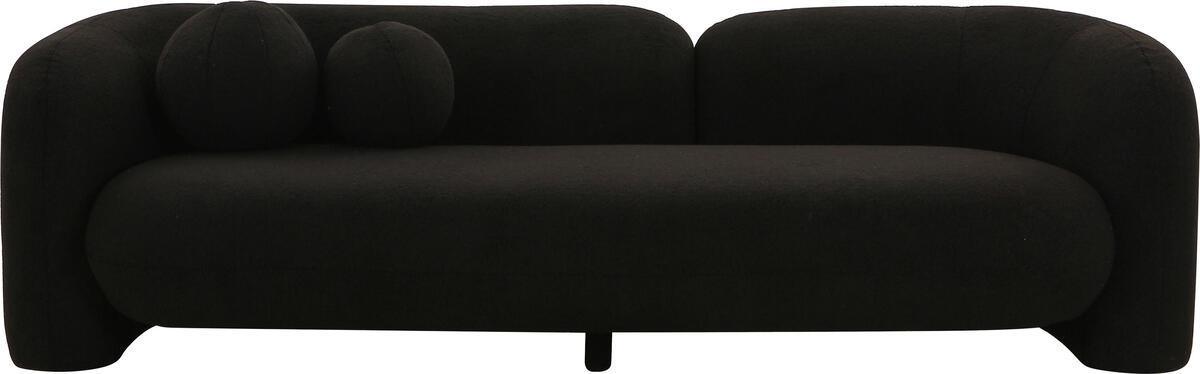 Tov Furniture Sofas & Couches - Amelie Black Faux Fur Sofa