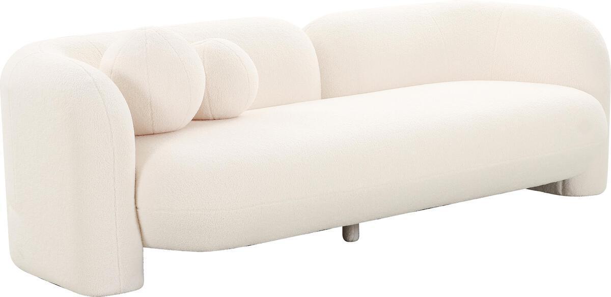 Tov Furniture Sofas & Couches - Amelie Cream Faux Fur Sofa