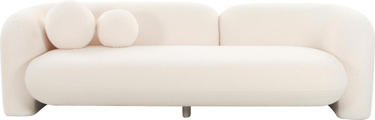 Tov Furniture Sofas & Couches - Amelie Cream Faux Fur Sofa