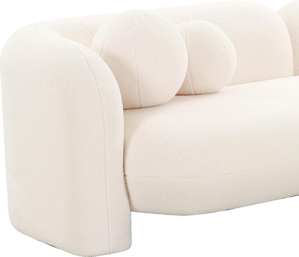 Tov Furniture Sofas & Couches - Amelie Cream Faux Fur Sofa