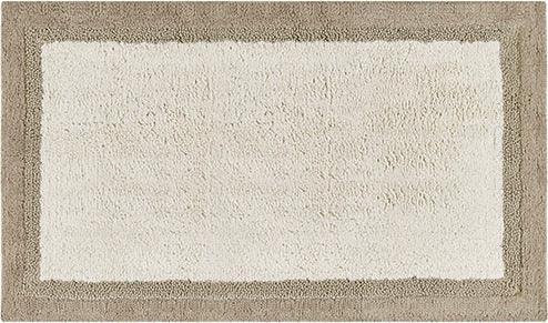 Bilst Cotton Reversible Bath Rug Highland Dunes Color: Taupe, Size: 24 x 72