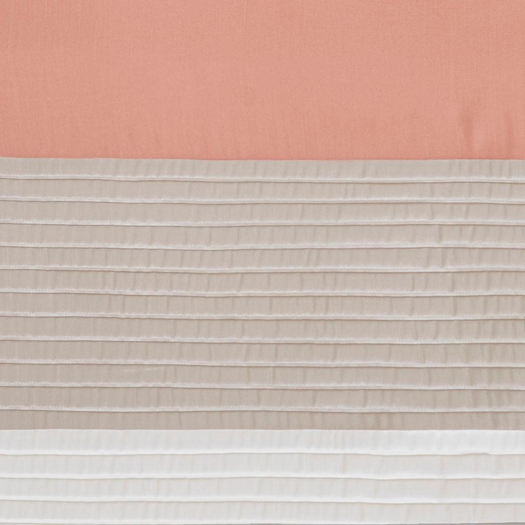 Olliix.com Curtains - Amherst 84 H Polyoni Pintuck Window Panel Coral