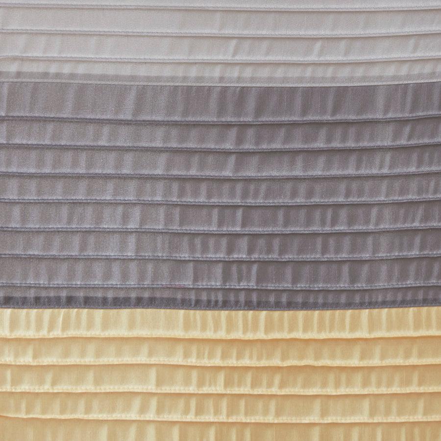 Olliix.com Shower Curtains - Amherst Faux Silk Shower Curtain Yellow