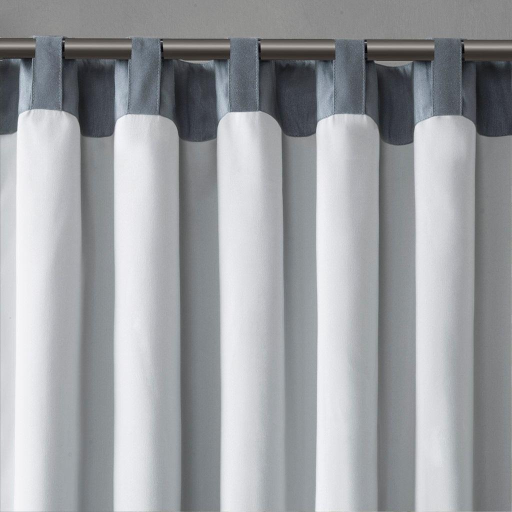 Olliix.com Curtains - Andora 84 H Window Panel Blue