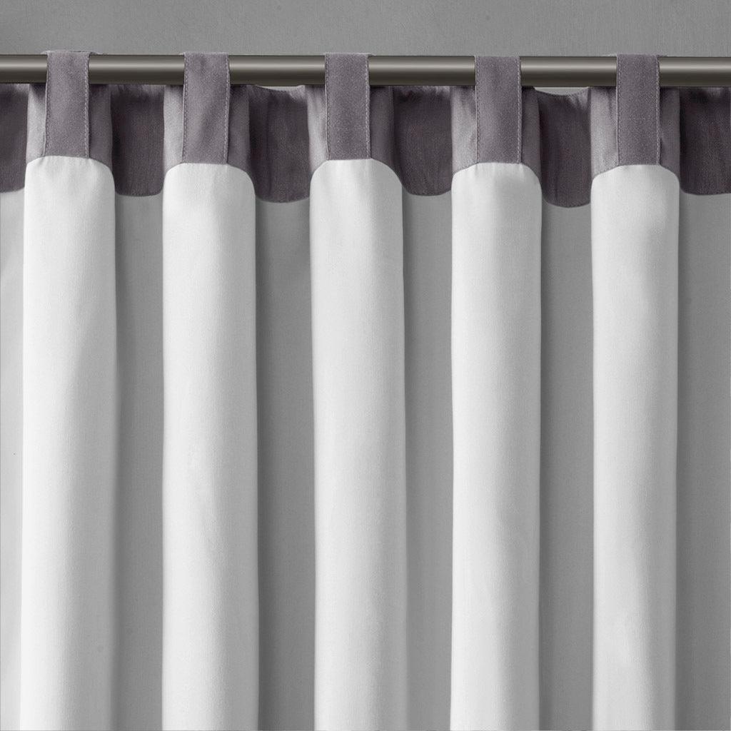 Olliix.com Curtains - Andora 84" Window Panel Gray