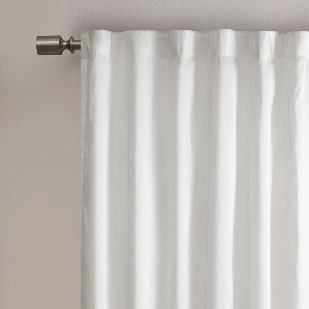 Olliix.com Curtains - Andora 84" Window Panel White