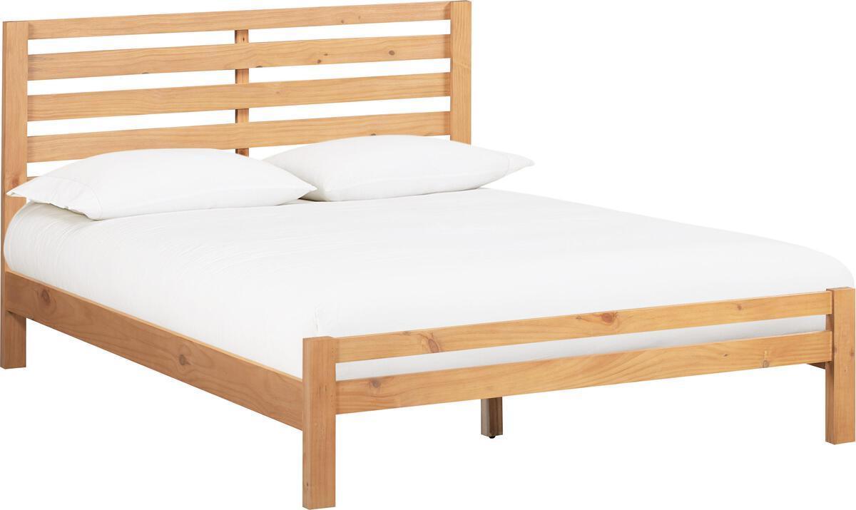 Tov Furniture Beds - Andy Wooden King Bed in Oak Oak