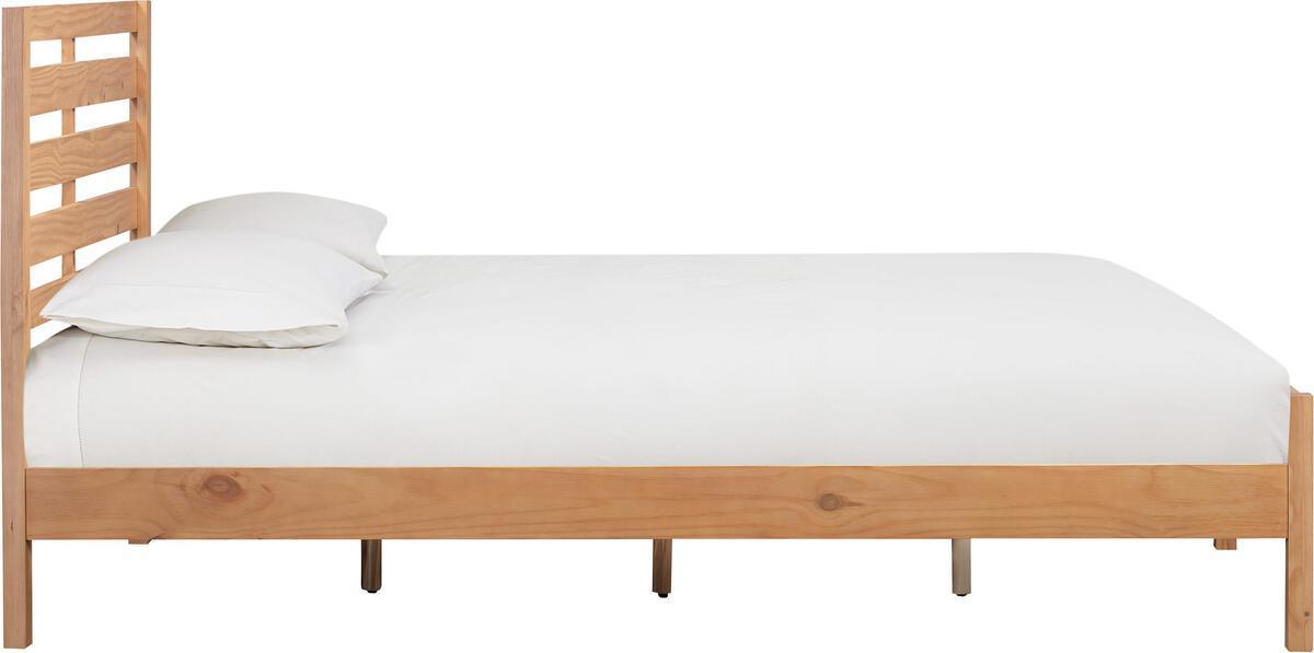Tov Furniture Beds - Andy Wooden King Bed in Oak Oak