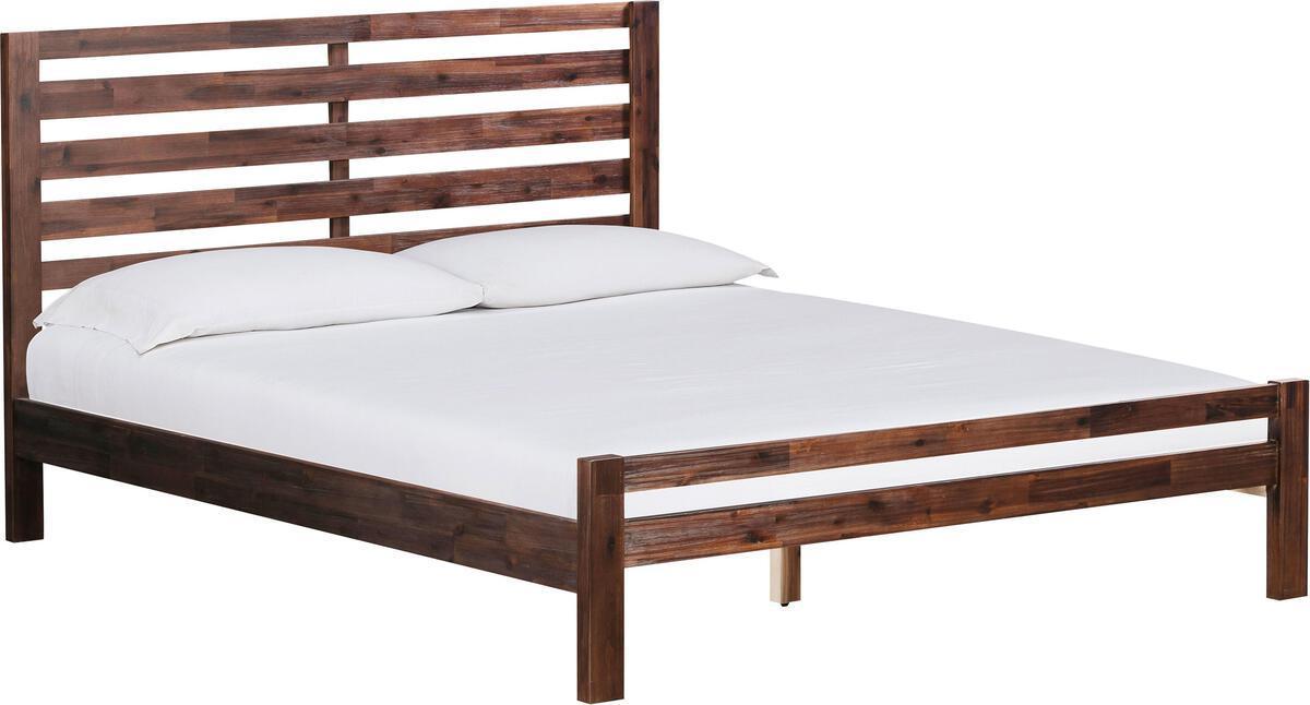 Tov Furniture Beds - Andy Wooden Queen Bed in Walnut