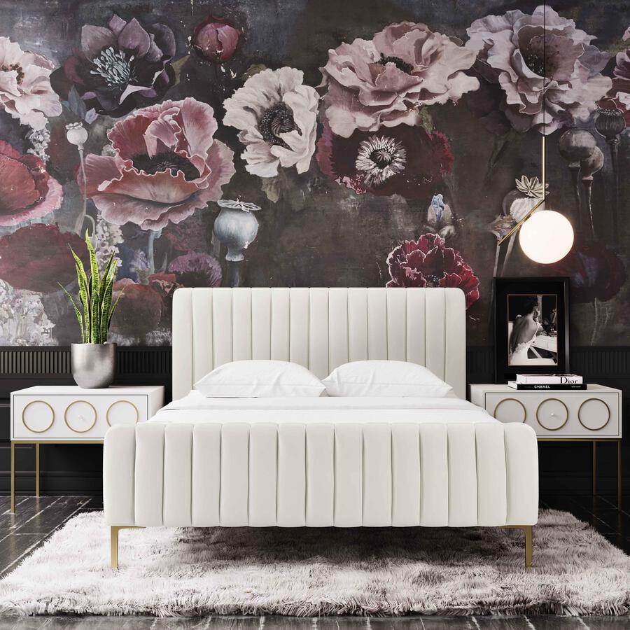 Tov Furniture Beds - Angela Cream Bed in Full