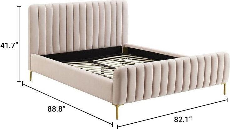 Tov Furniture Beds - Angela King Bed Blush