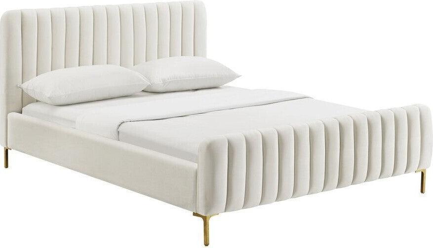 Tov Furniture Beds - Angela Queen Bed Cream