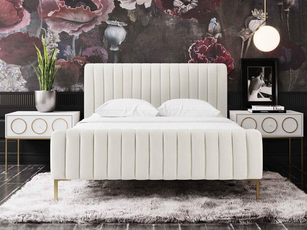 Tov Furniture Beds - Angela Queen Bed Cream