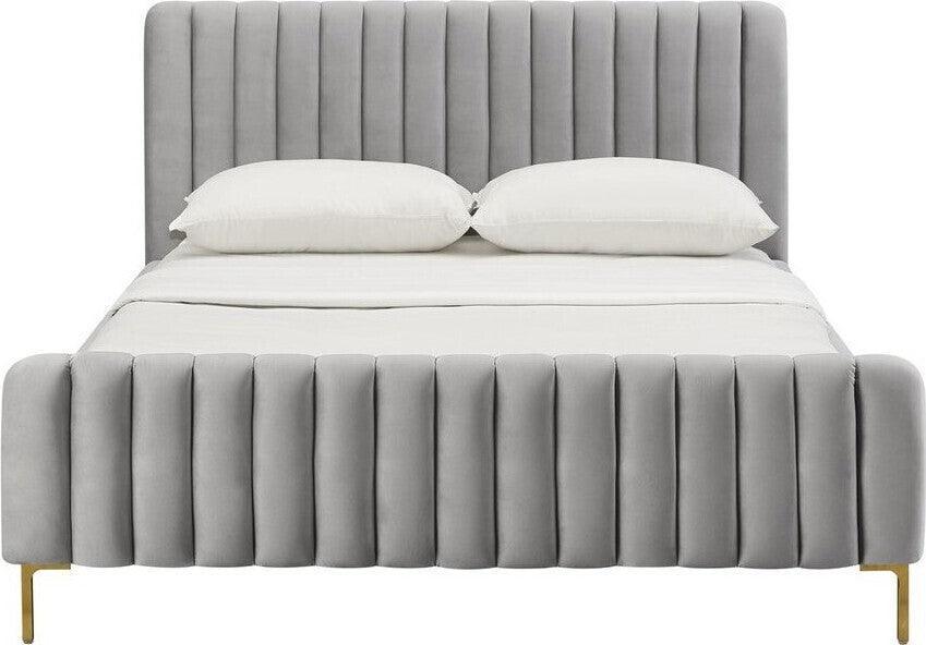 Tov Furniture Beds - Angela Queen Bed Gray