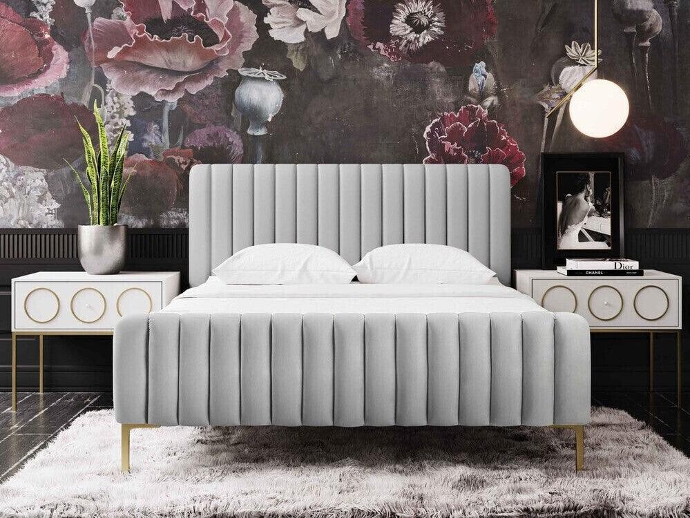 Tov Furniture Beds - Angela Queen Bed Gray