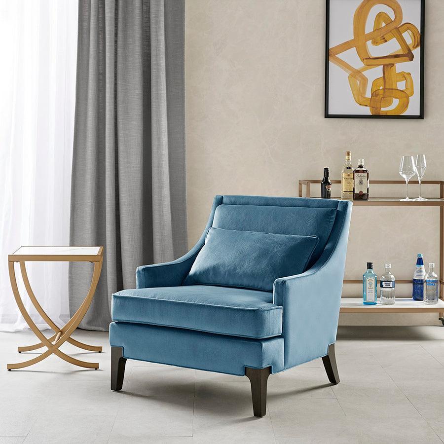 Olliix.com Accent Chairs - Anna Arm Accent Chair Blue