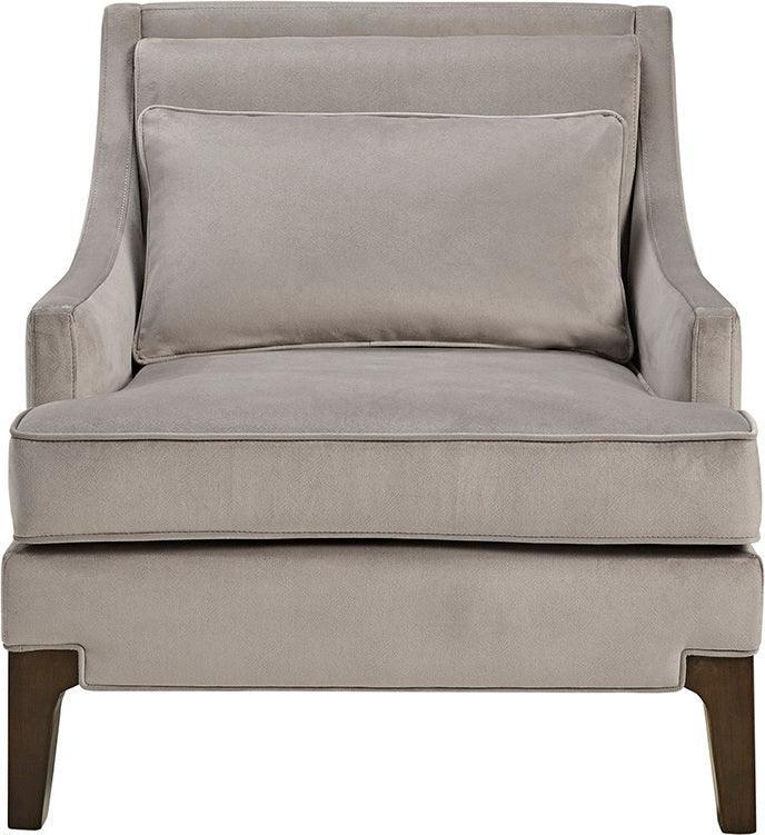 Olliix.com Accent Chairs - Anna Arm Accent Chair Light Gray