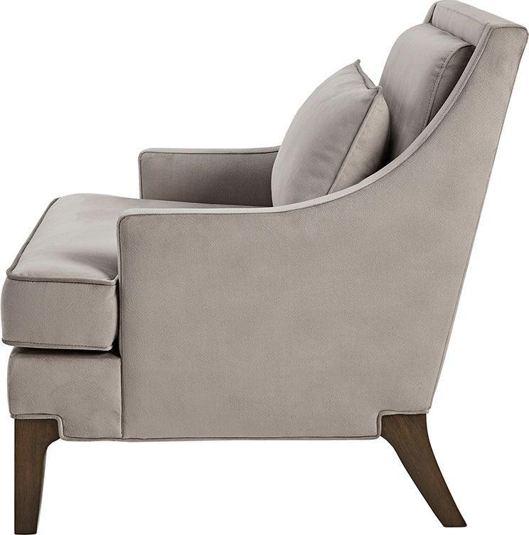Olliix.com Accent Chairs - Anna Arm Accent Chair Light Gray