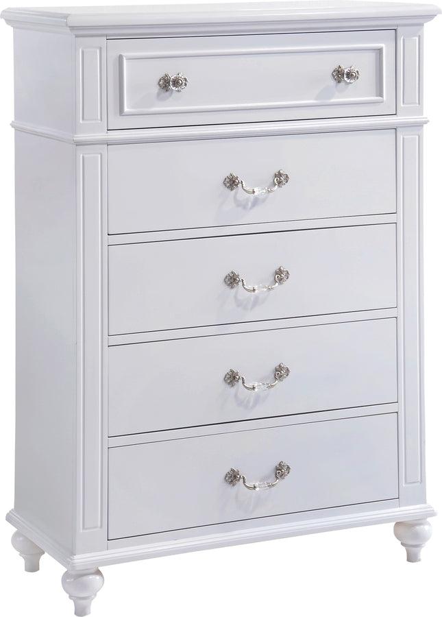 Elements Chest of Drawers - Annie Chest White