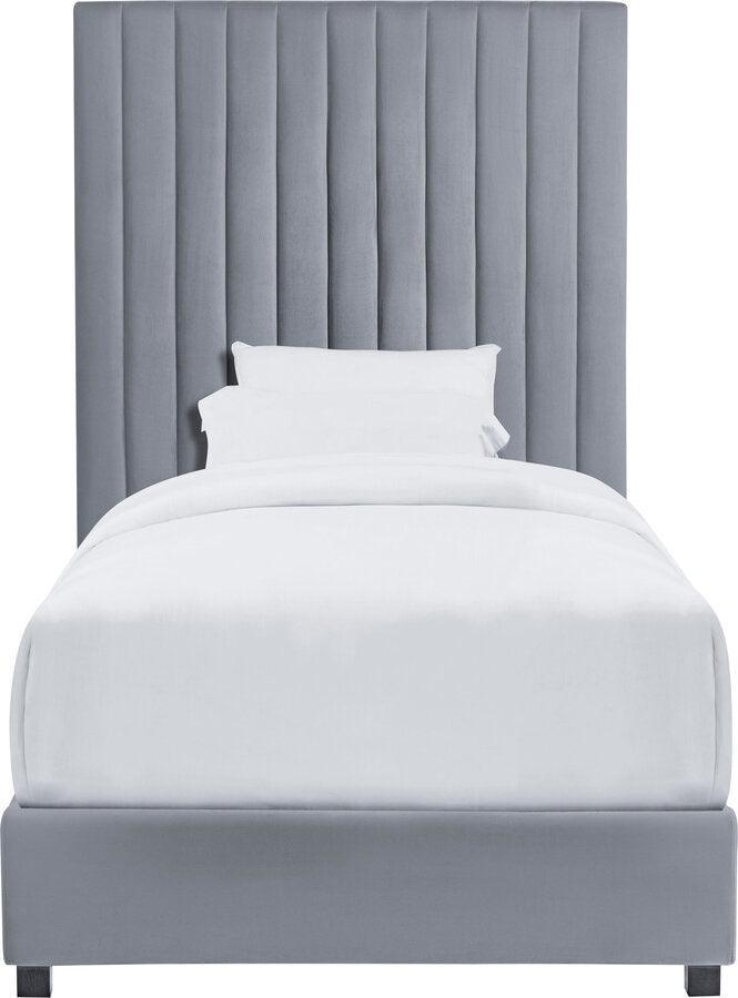 Tov Furniture Beds - Arabelle Grey Bed Twin