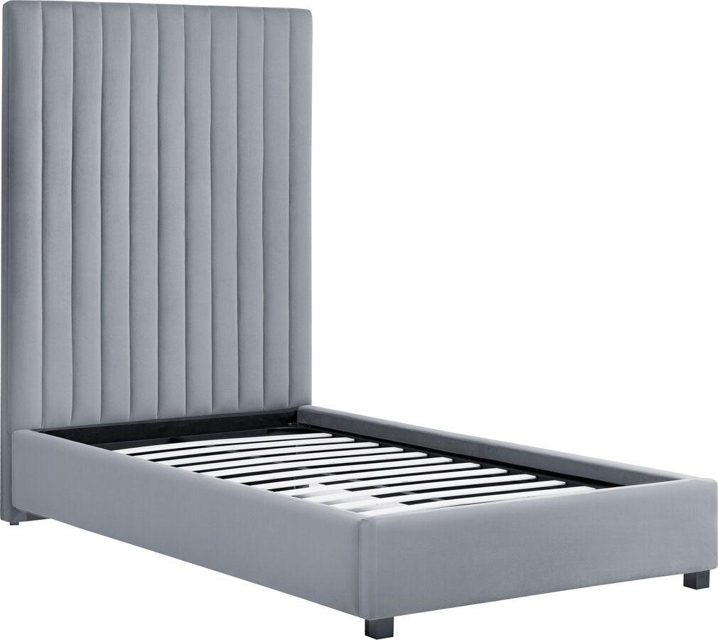 Tov Furniture Beds - Arabelle Grey Bed Twin