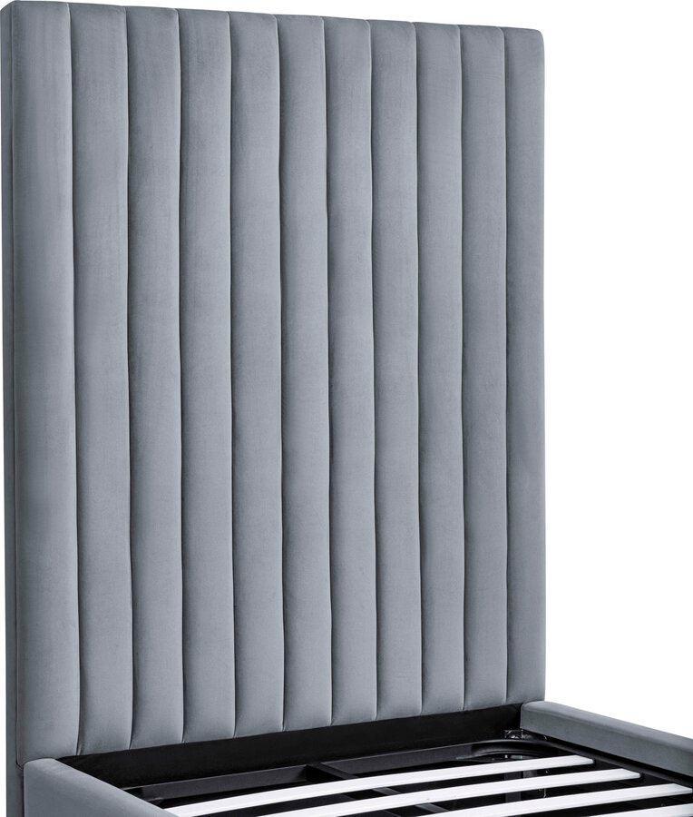 Tov Furniture Beds - Arabelle Grey Bed Twin