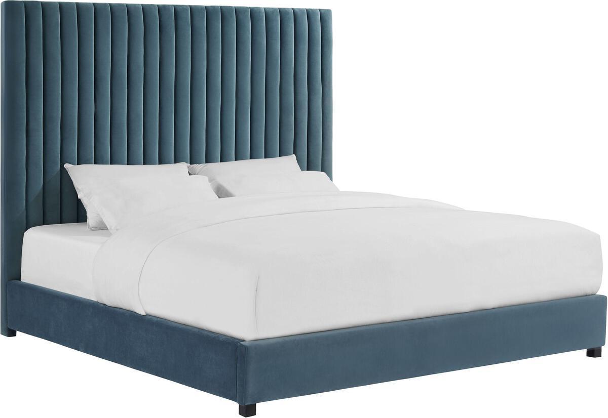 Tov Furniture Beds - Arabelle Sea Blue Bed in King