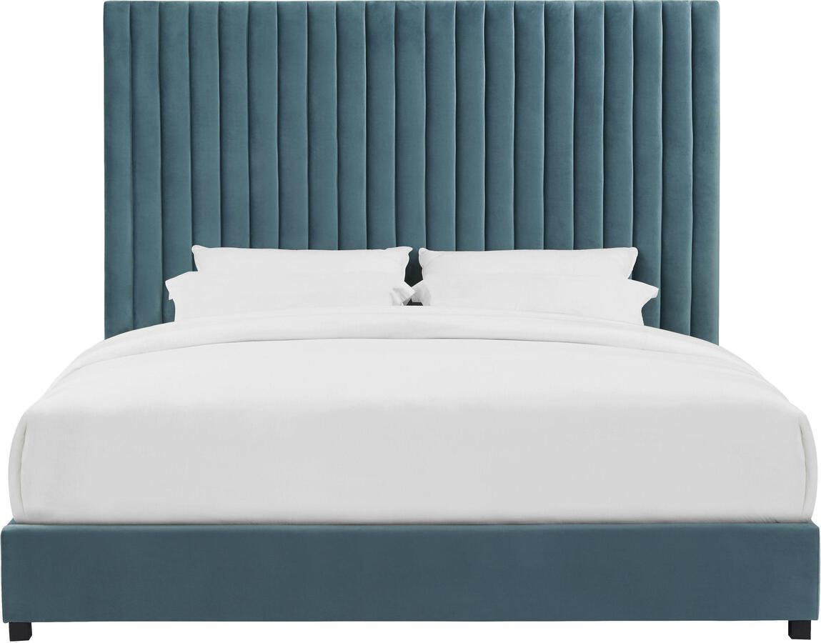 Tov Furniture Beds - Arabelle Sea Blue Bed in King