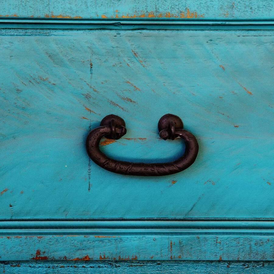 Elements Benches - Archer Storage Bench in Turquoise