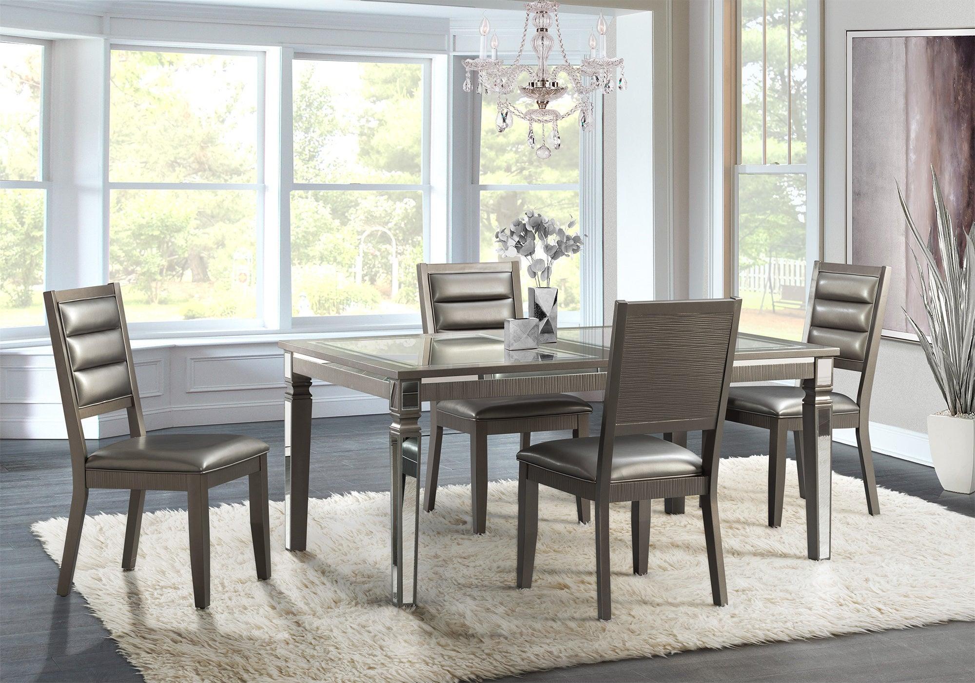 Elements Dining Chairs - Aria Standard Height Side Chair Set (Set of 2)