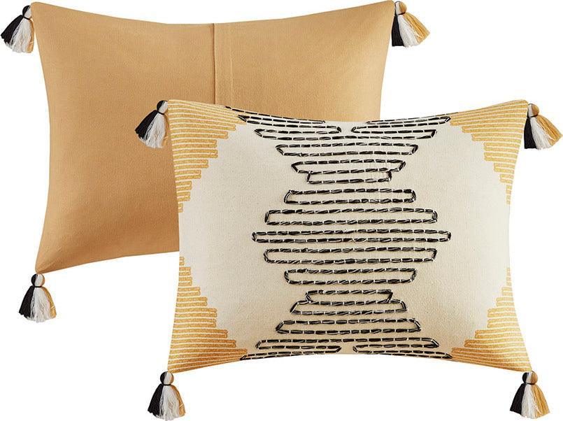 Olliix.com Duvet & Duvet Sets - Arizona Full/Queen 3 Piece Cotton Duvet Cover Set Yellow