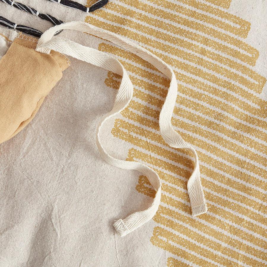 Olliix.com Duvet & Duvet Sets - Arizona Full/Queen 3 Piece Cotton Duvet Cover Set Yellow