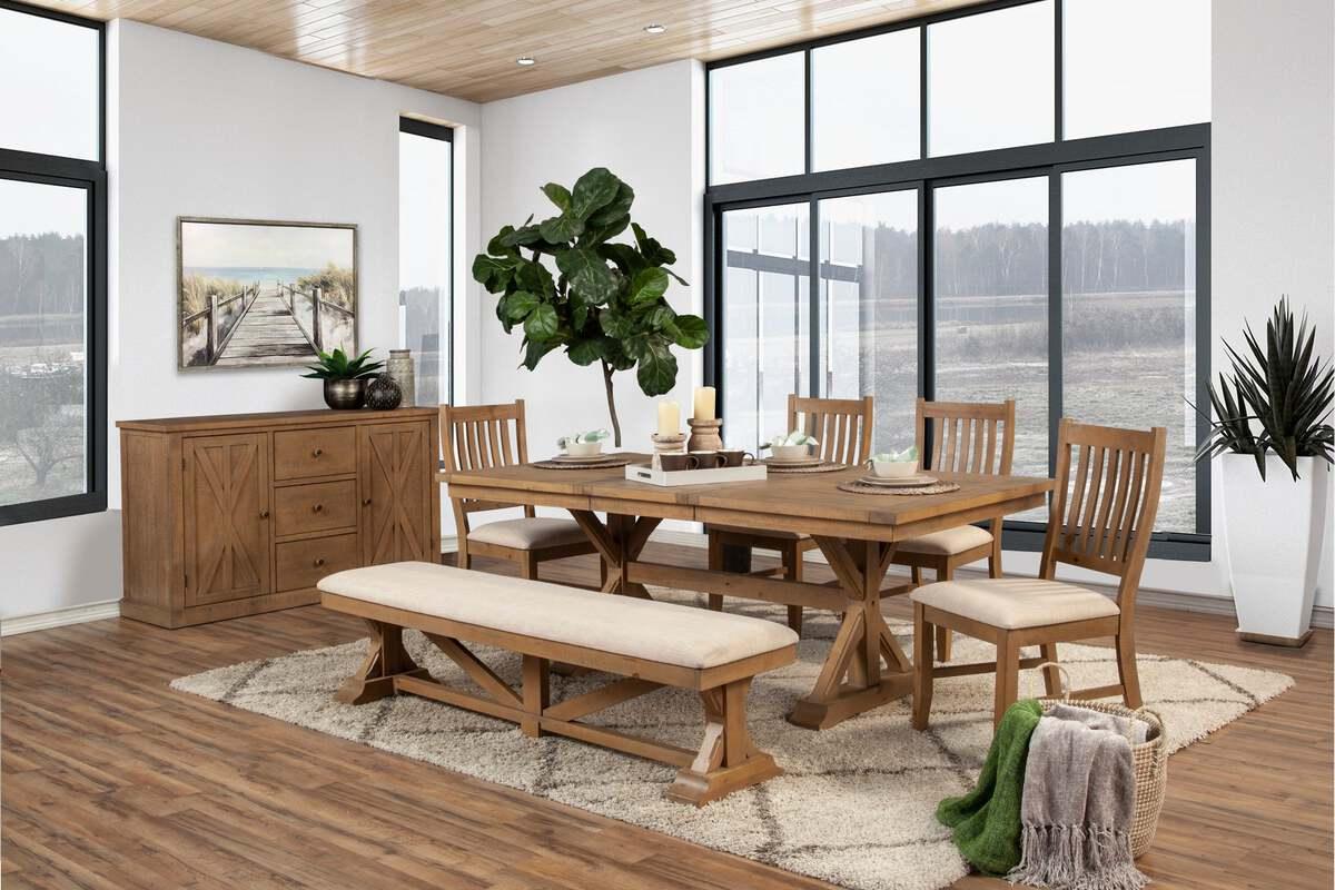 Alpine Furniture Benches - Arlo Dining Bench Natural