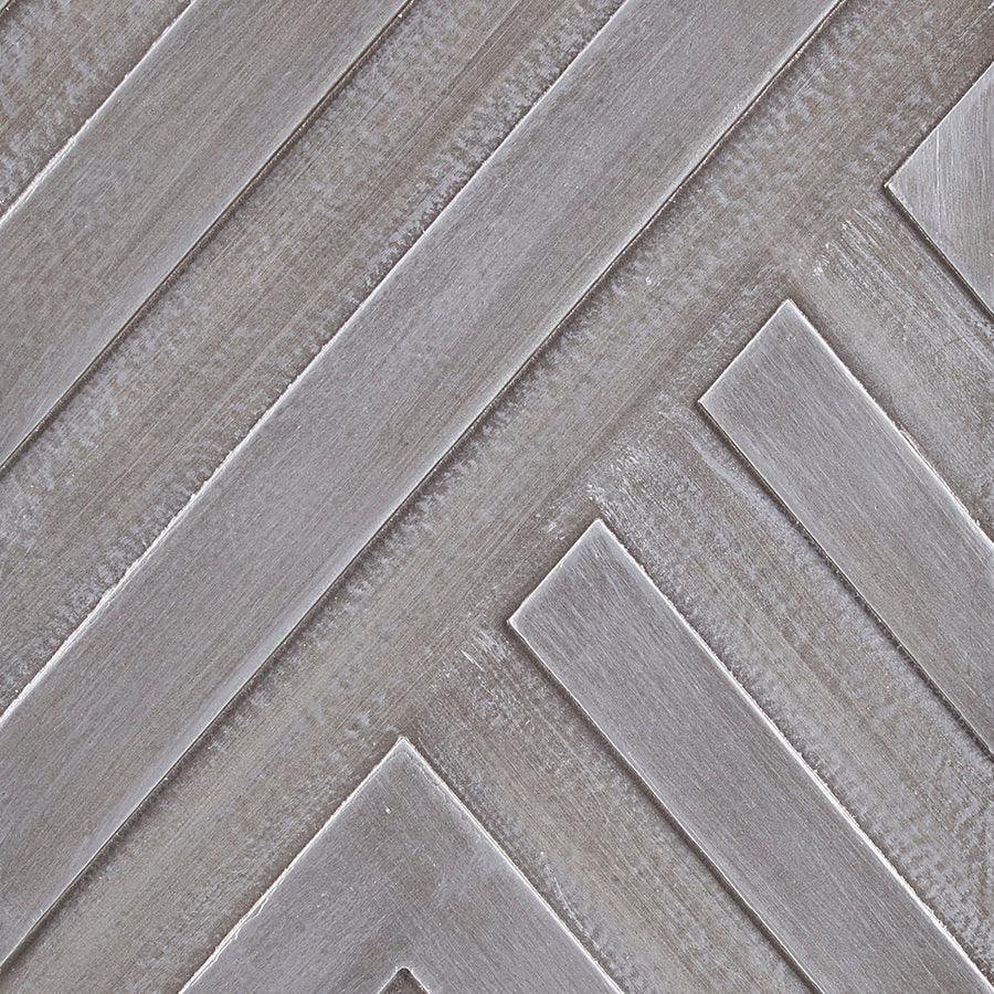 Olliix.com Wall Art - Ash Carved Wood 3 Piece Set Wall Decor Gray & Silver