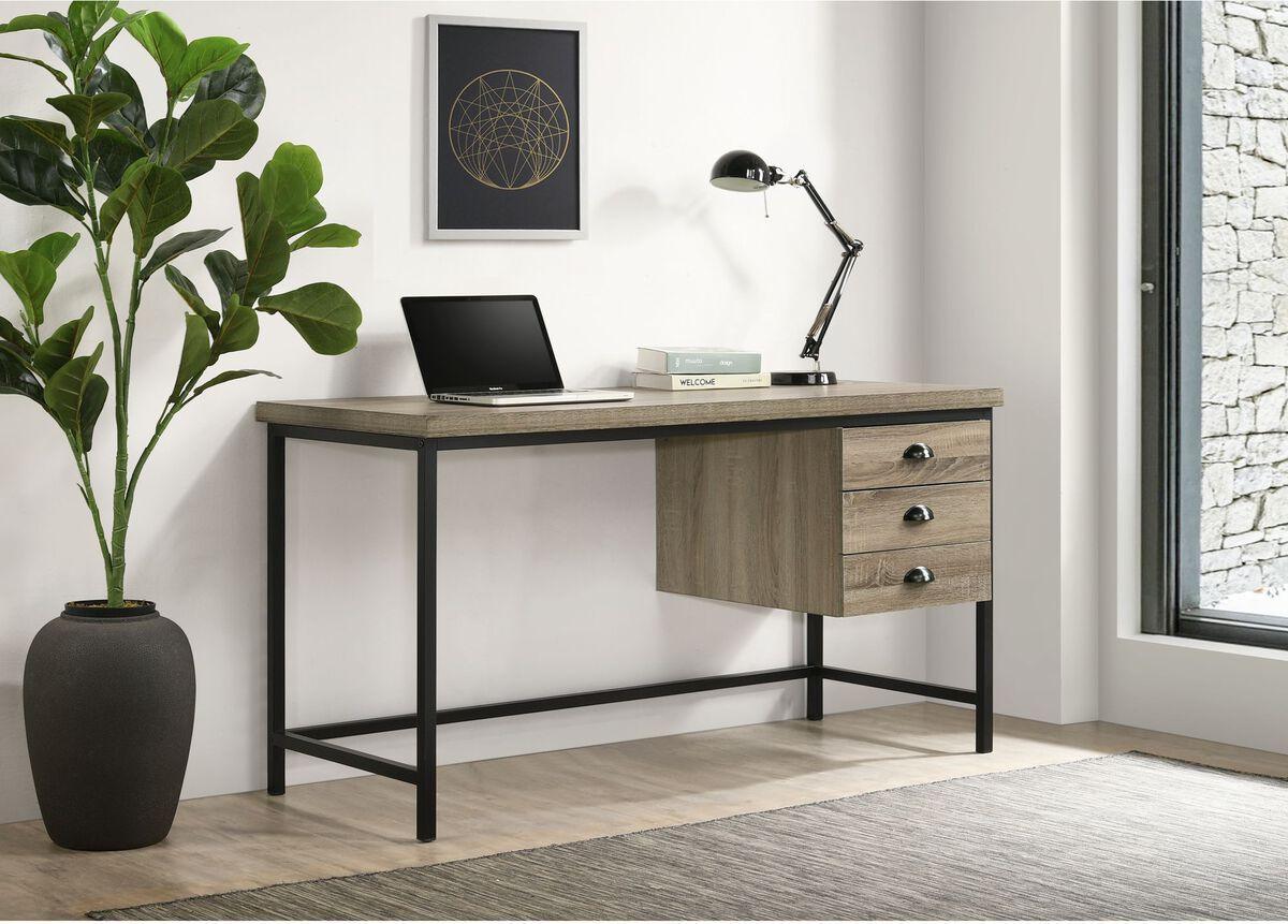 Elements Desks - Ashby Desk in Light Grey